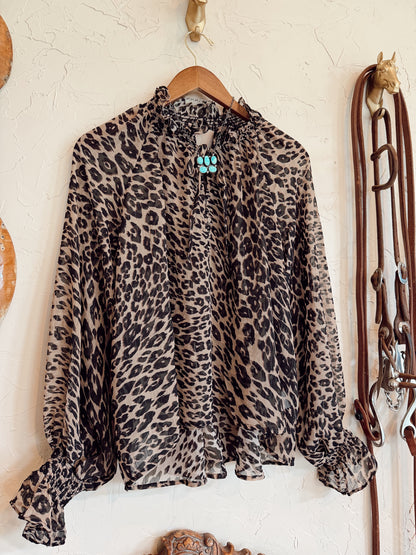 The Langford Leopard Top