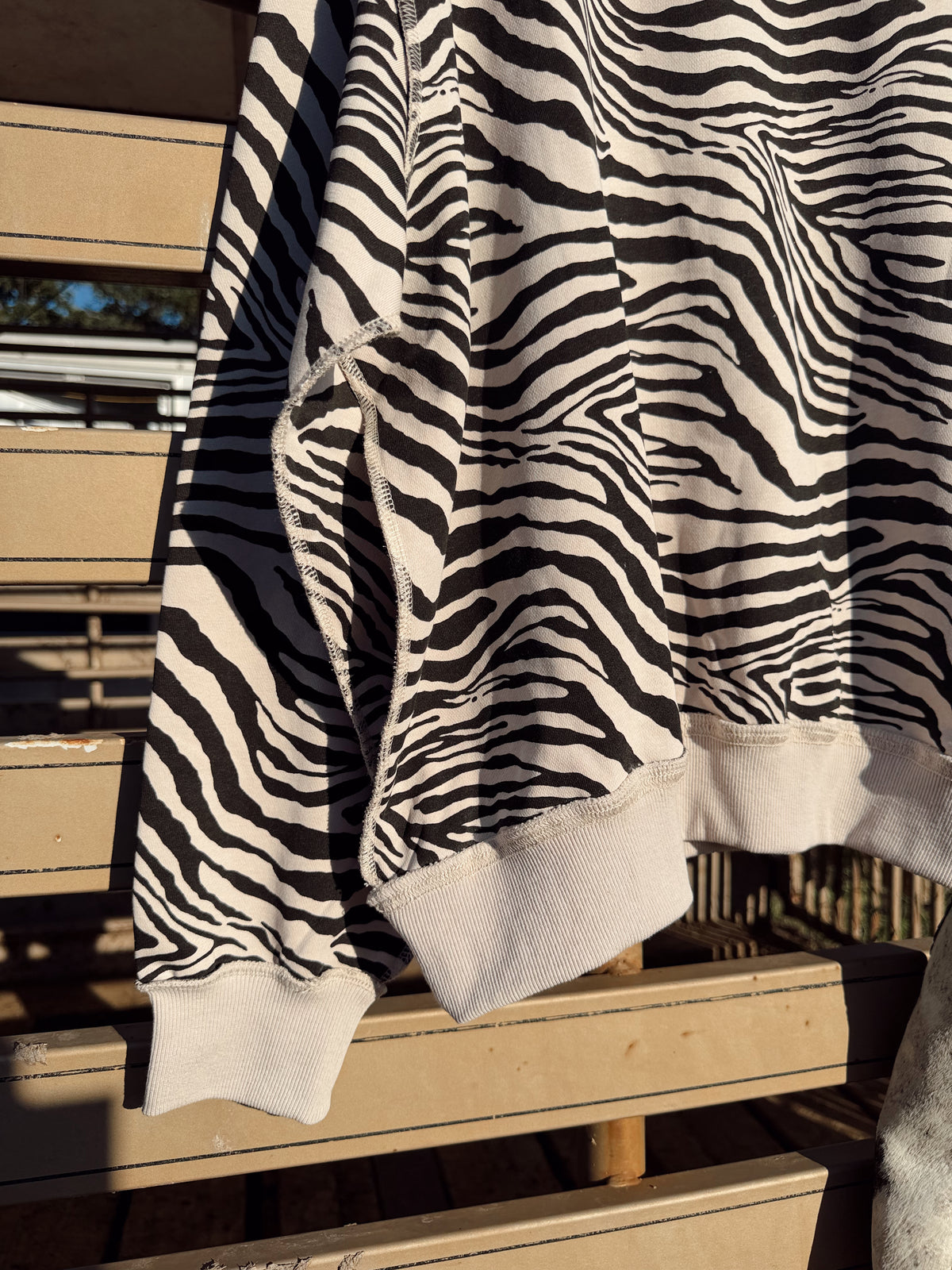 The Zebra Print Sweatshirt