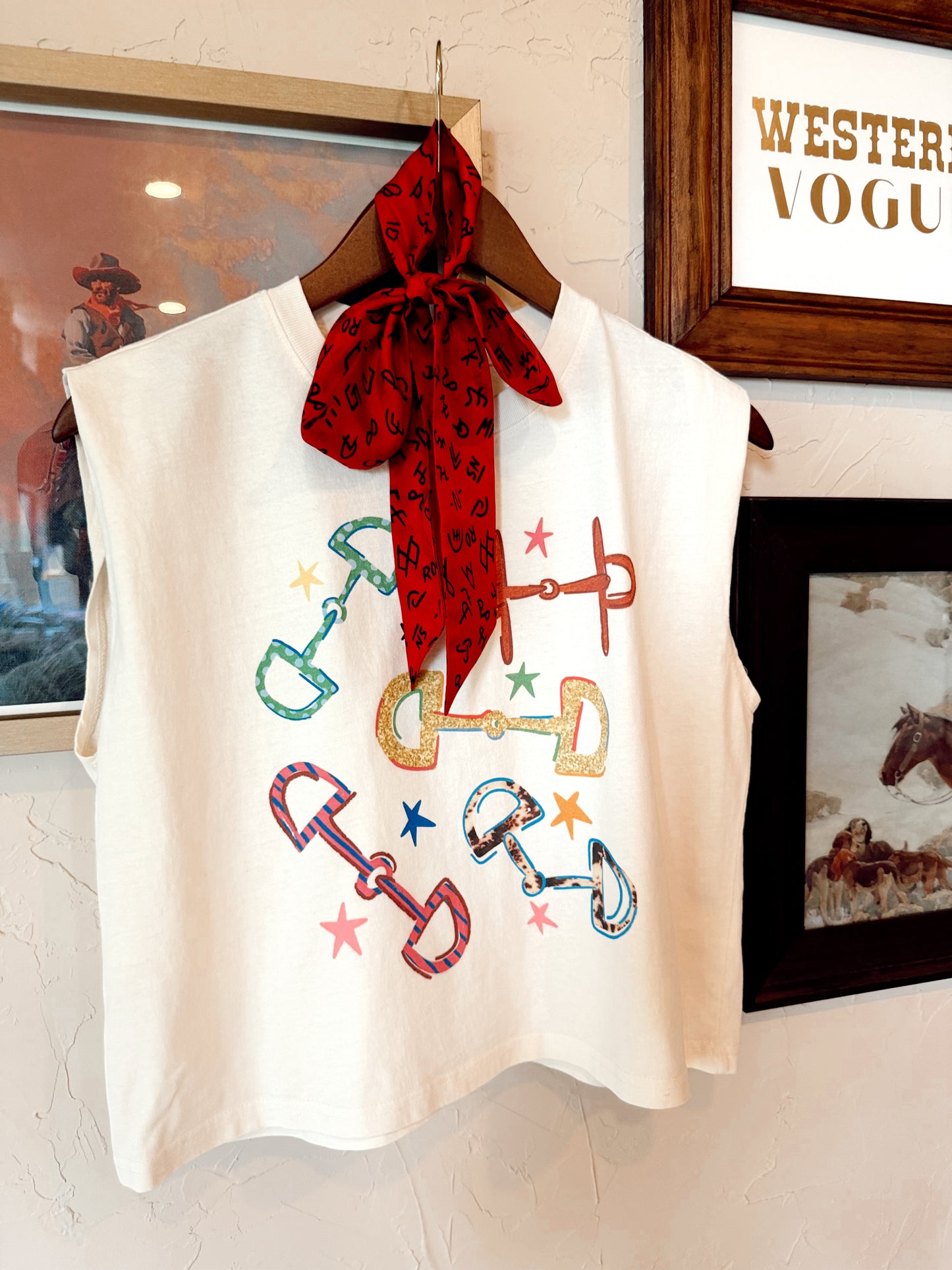 The Bold Horse Bit Muscle Tee