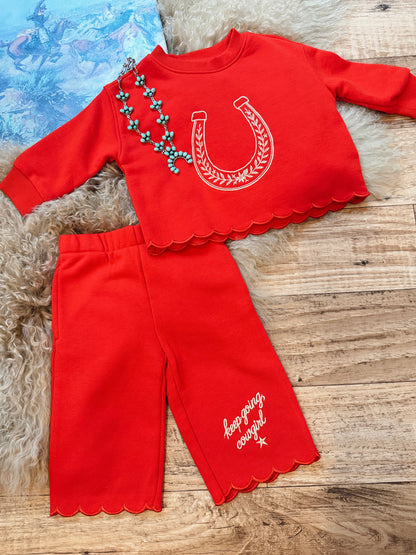 The Keep Going Cowgirl 12M-4T Set