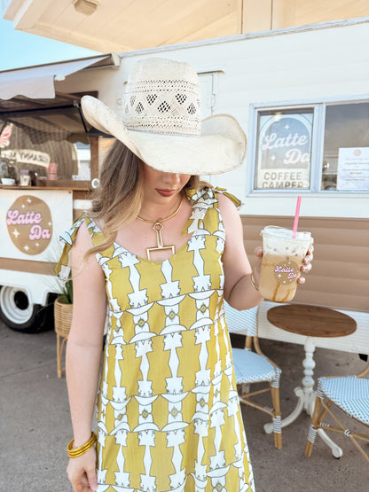 The Allie Falcon Mod Maud Midi Dress