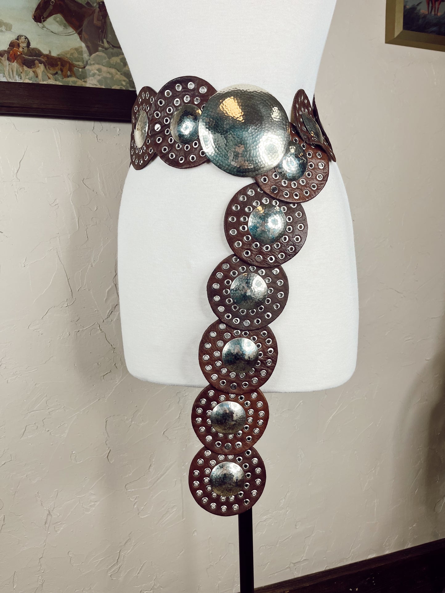 The Leather Concho Belt