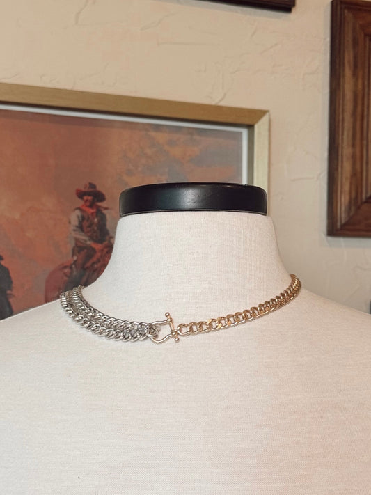 The Layered Bit Cuban Chain Necklace