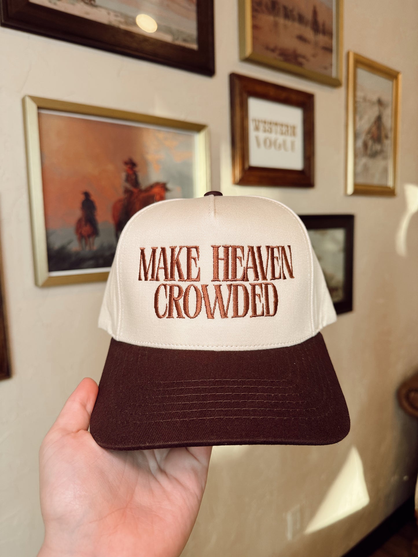 The Make Heaven Crowded Baseball Cap