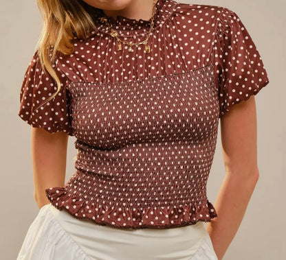 The Prine Smocked Top