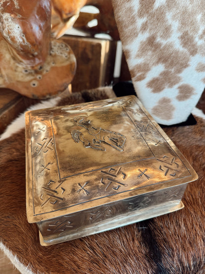 The Virgil Bronc Silver Box