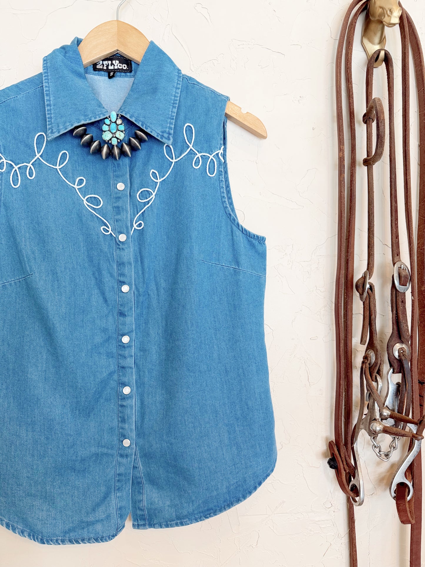 The Dallas Days Denim Top