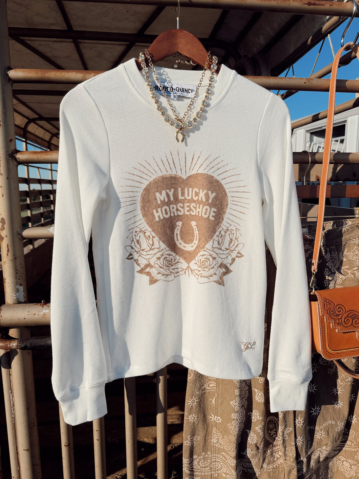 The My Lucky Horseshoe Thermal Top