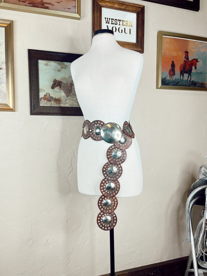 The Leather Concho Belt