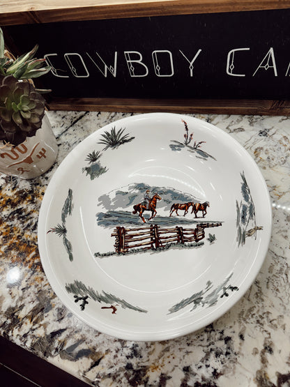 The Ranch Life Serving Bowl
