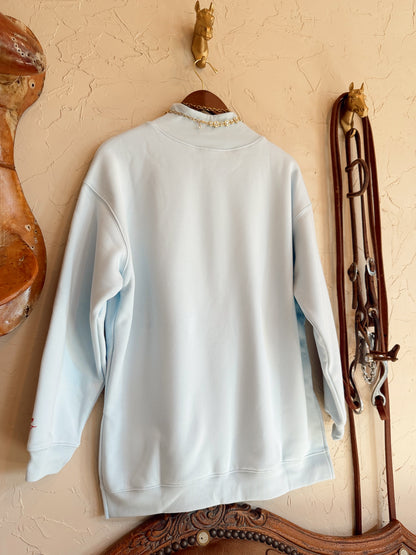 The Long Live Cowgirls Mock Neck Sweatshirt