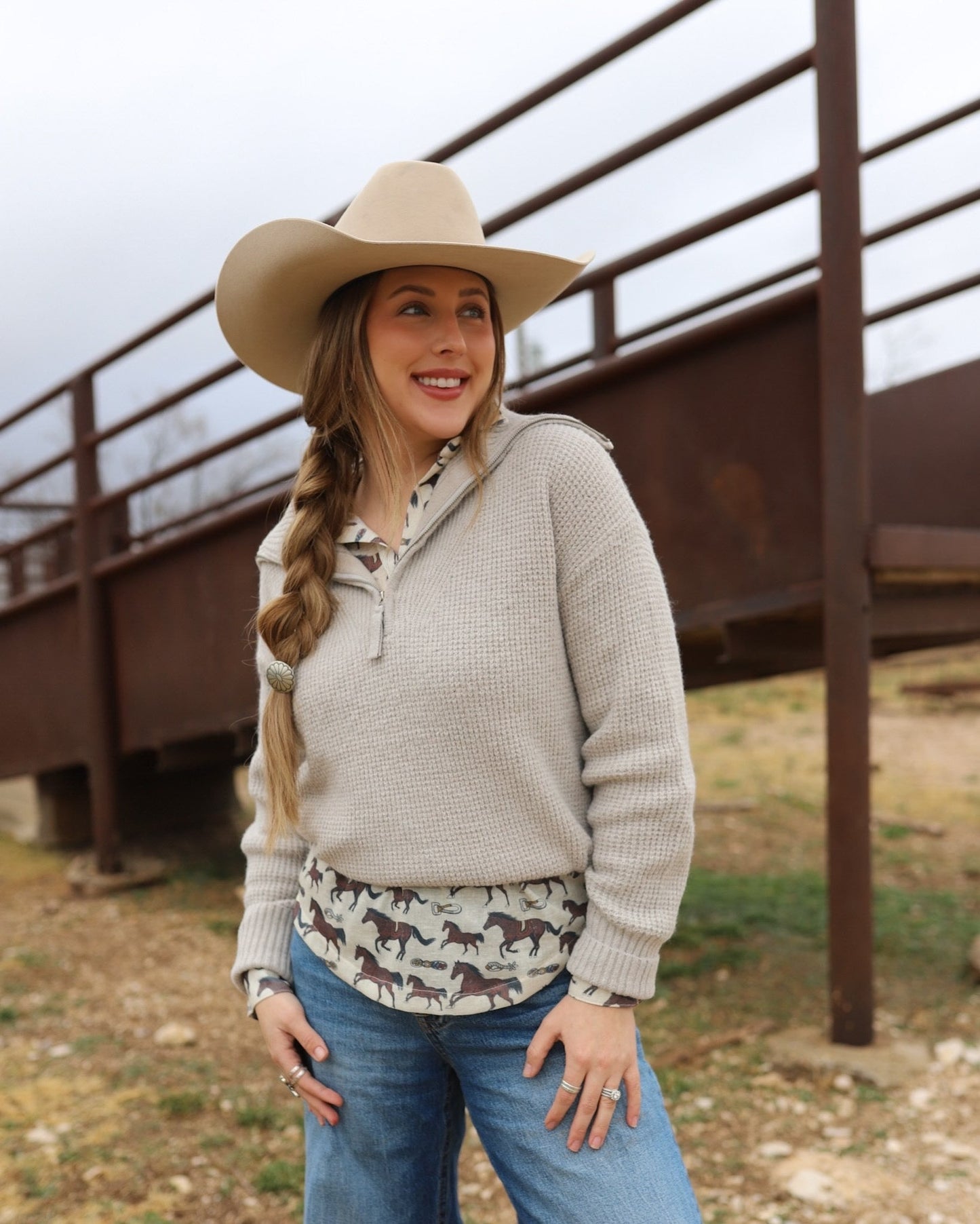 The Quinlee Sweater in Mocha