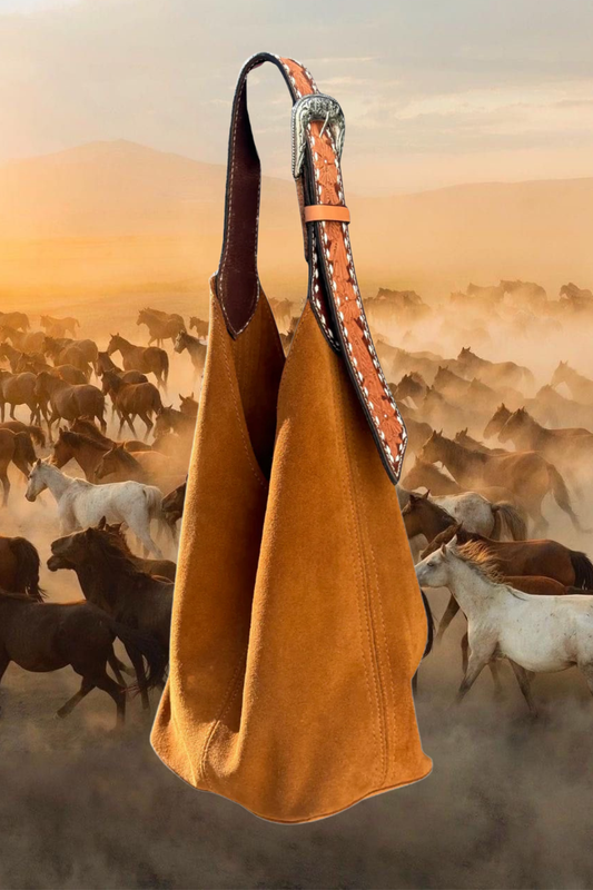 The Darlin’ Duo Hobo Bag in Toast