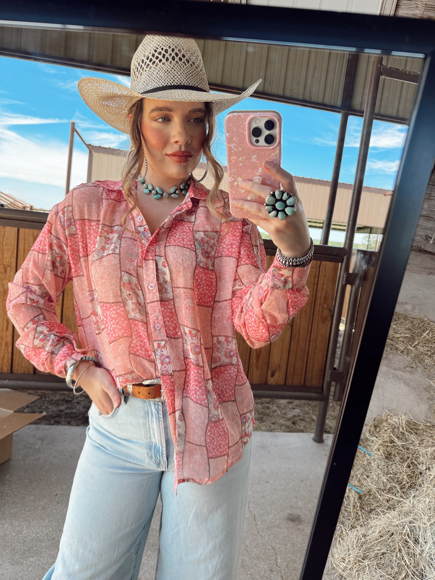 The Bennie Patchwork Top-BEST SELLER