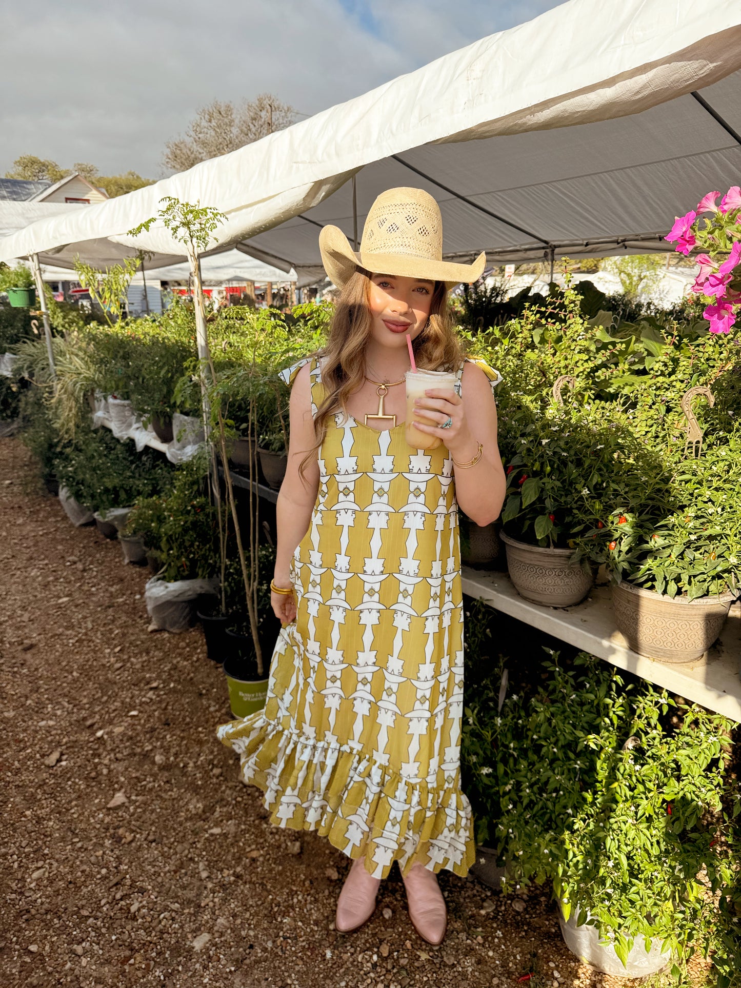 The Allie Falcon Mod Maud Midi Dress