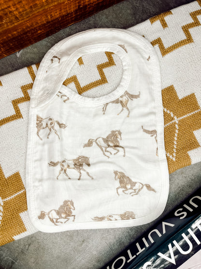 The Forever Cowboys & Cowgirls Snap Bibs