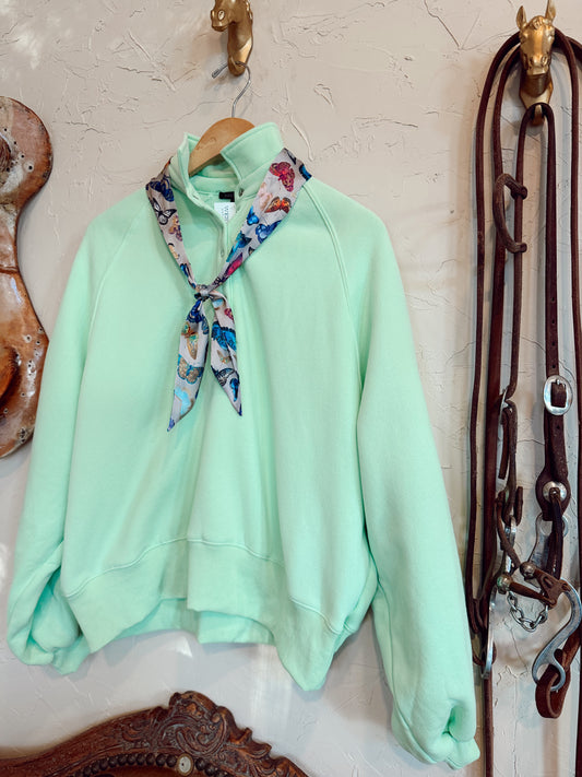 The Piper Top in Apple Green