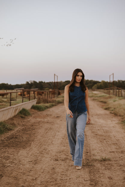 The Dax Denim Top