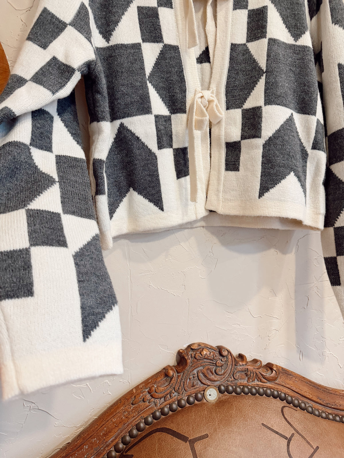 The Memaw Tie Front Cardigan