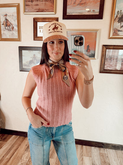 The Sawyer Top in Pink