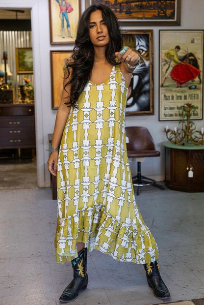 The Allie Falcon Mod Maud Midi Dress