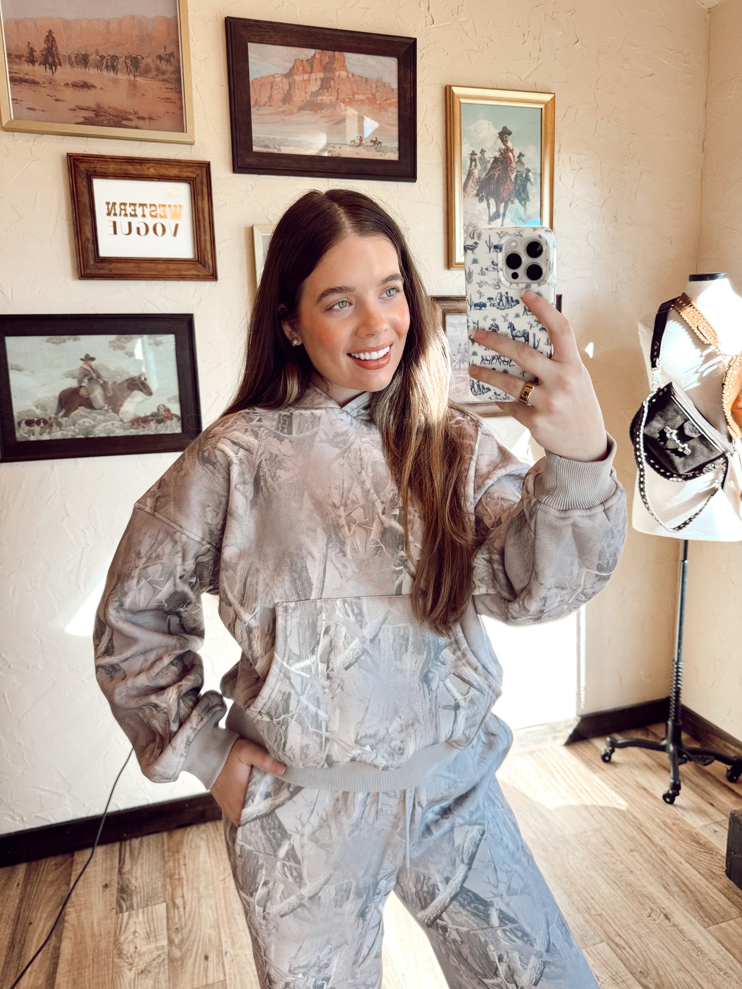 The Grey Tree Camo Hoodie