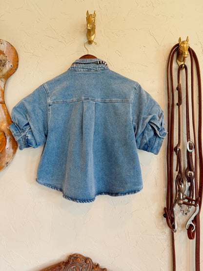 The Daylen Denim Top
