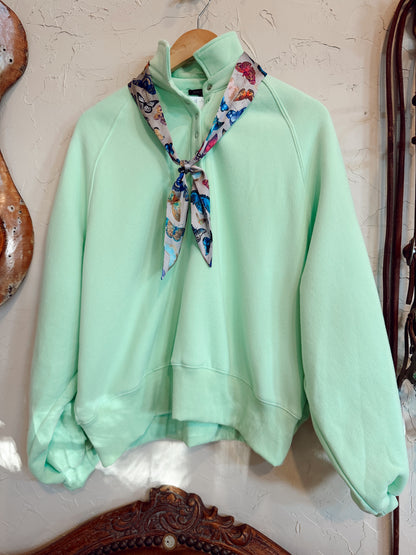 The Piper Top in Apple Green