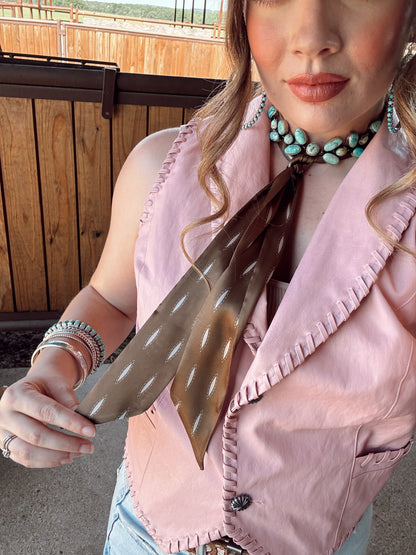 The Whiskey Creek Vest in Blush