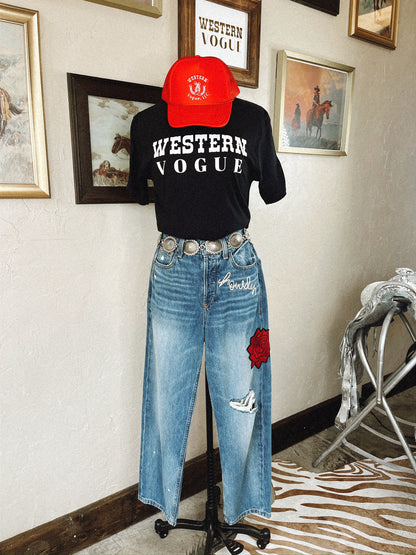 The Retro Western Vogue T-Shirt