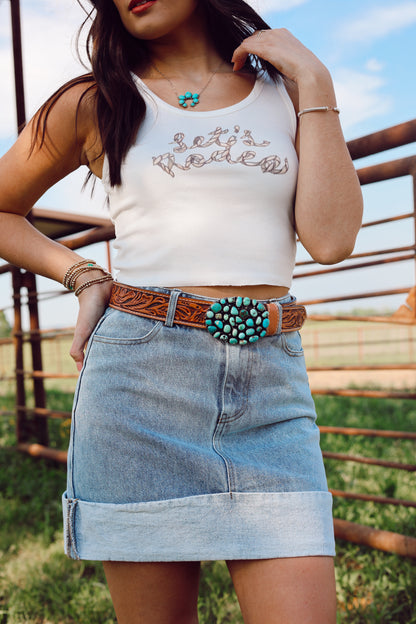 The Decatur Denim Skirt