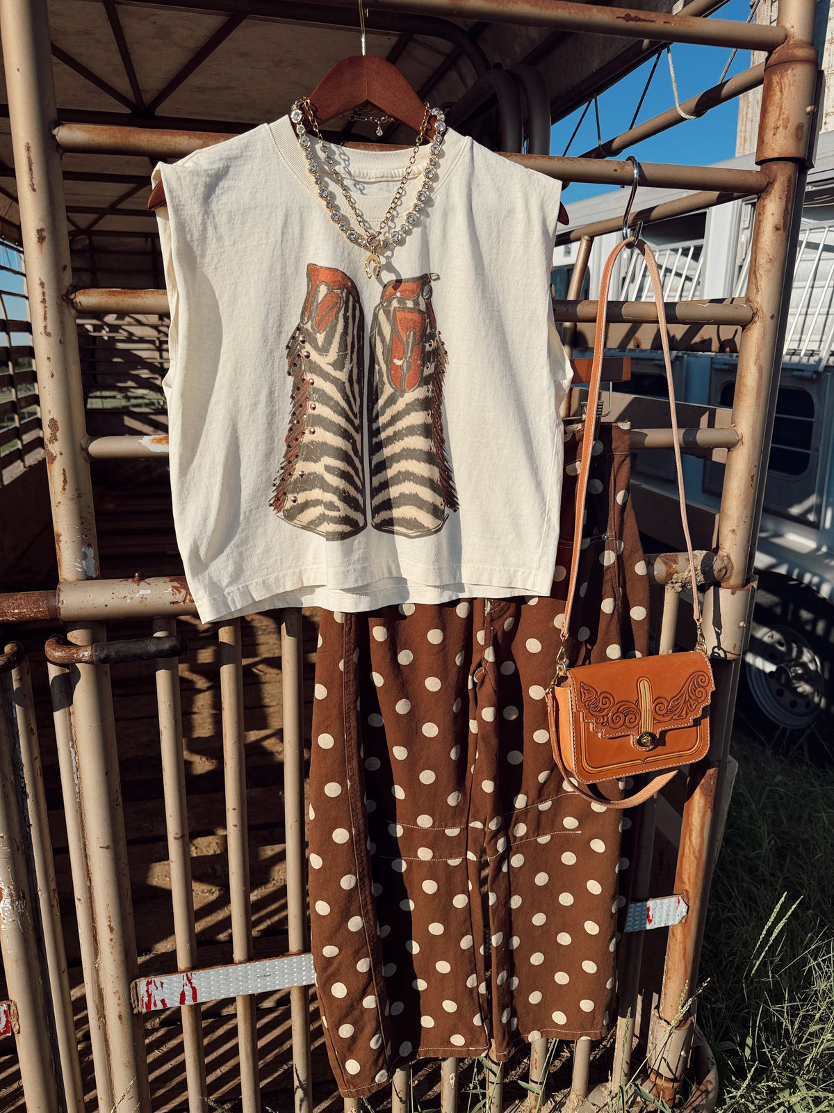 The Zebra Chaps Muscle Tee