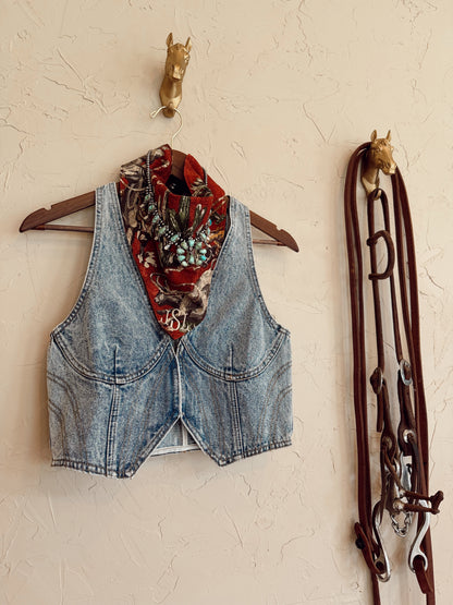 The Devan Denim Top