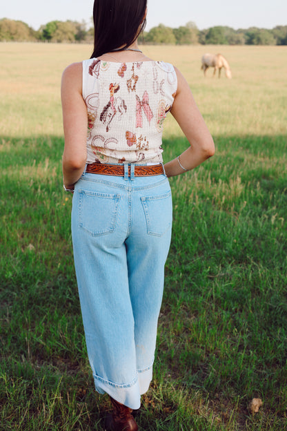 The Fiona Jeans in Light Wash