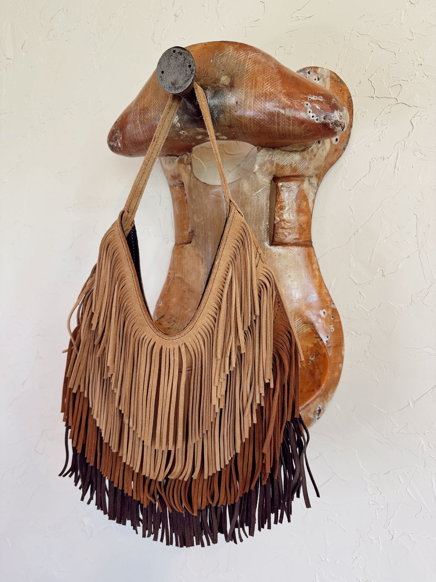 The Rowdy Bag in Cappuccino