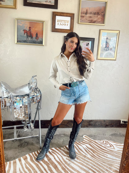 Ariat Peyote Suede Top