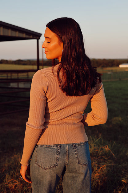 The Chelsea Cardigan in Khaki