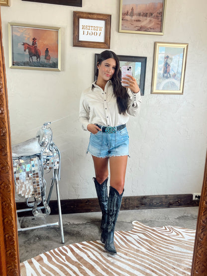 Ariat Peyote Suede Top