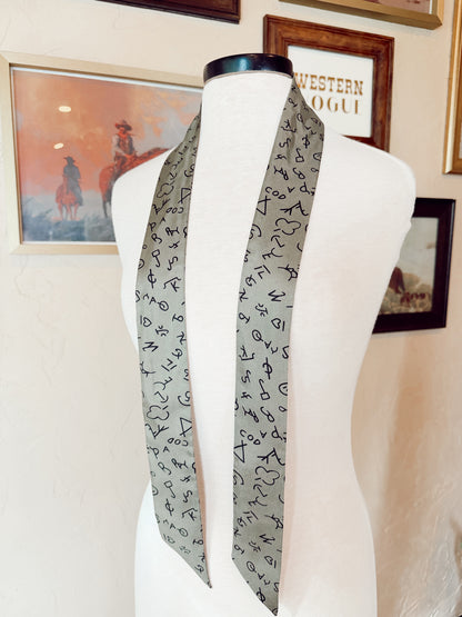 The Branded Twilly in Sage