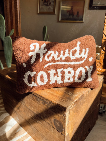 The Howdy Cowboy Hook Pillow
