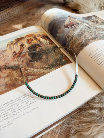 The Turquoise Stone Collar Necklace