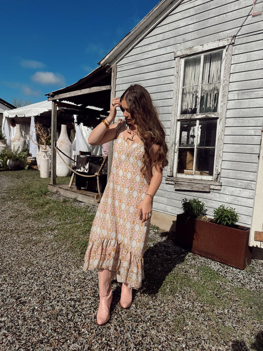 The Allie Falcon Clara Midi Dress