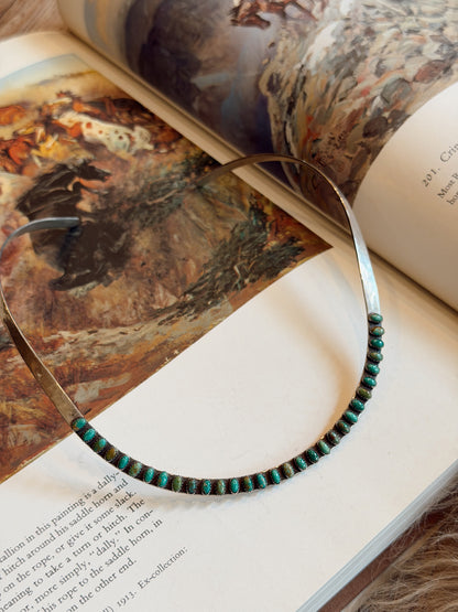 The Turquoise Stone Collar Necklace