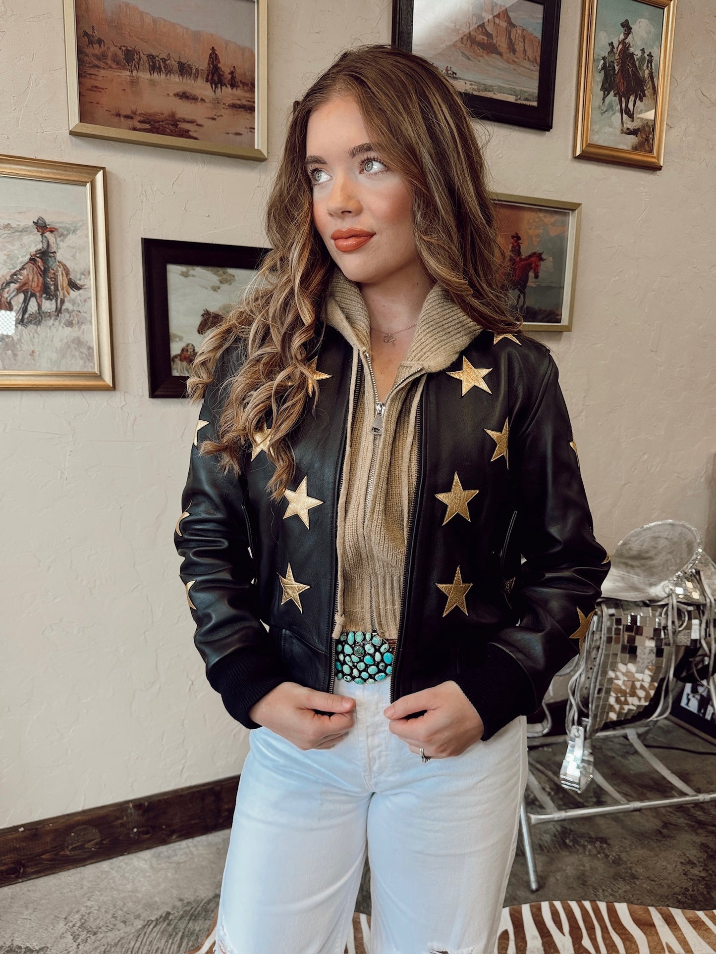 The Cowgirls Run The World Bomber Jacket