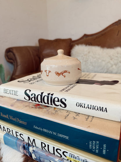 Vintage Western Branded Sugar Pot