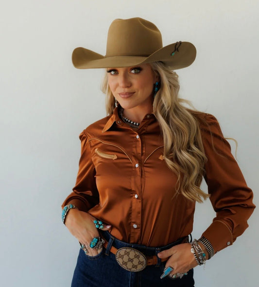 The Copper Arrow Top