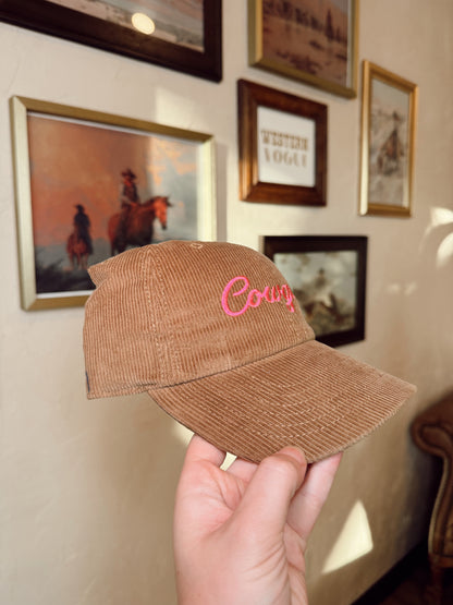 The Corduroy Cowgirl Baseball Cap