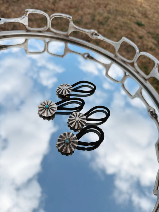 The Santa Fe Hair Tie w/ Turquoise