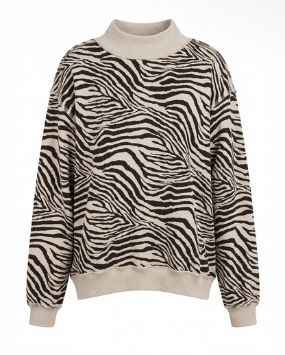 The Zebra Print Sweatshirt