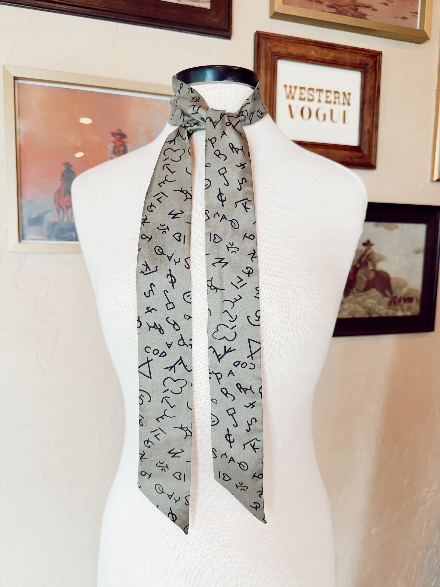 The Branded Twilly in Sage